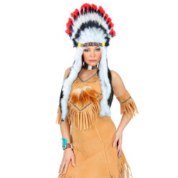 Péřová čelenka indiánská